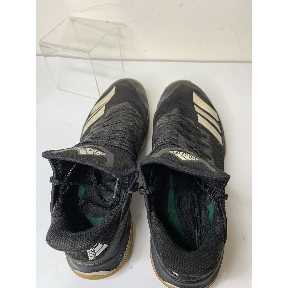 Adidas Mens Size 10.5 Icon 4 Trainer Baseball Shoes 'Black Gum' CG5270 - Picture 4 of 9